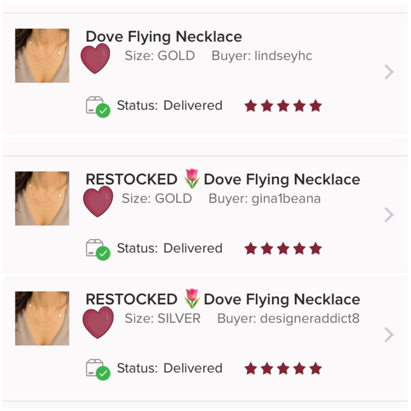 ♡ Dove Flying Necklace - Picture 7 of 8